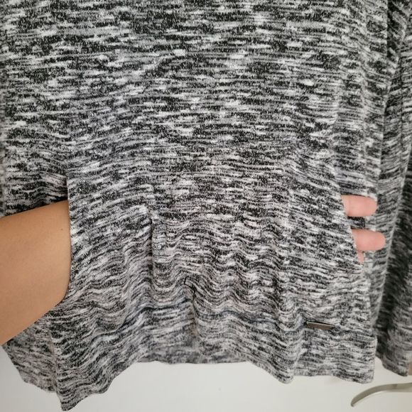 Express Black and White Thin Hoodie in Size Small - Picture 2 of 4